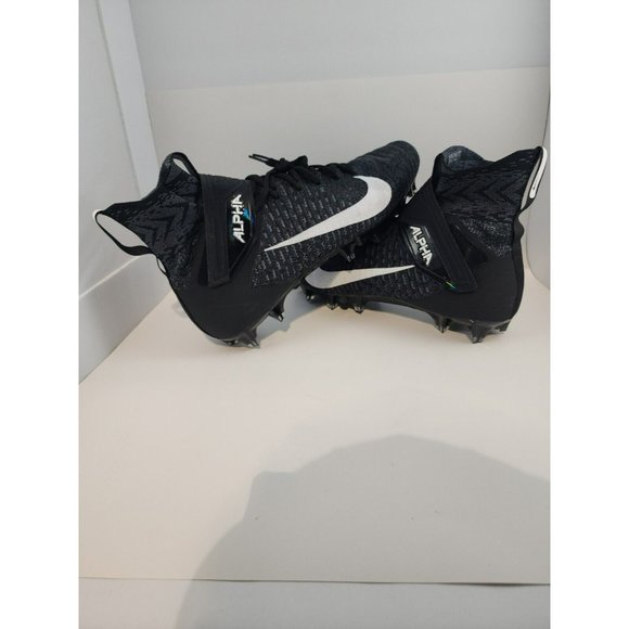NEW Nike Alpha Menace Elite 2 Black Football Cleats (AO3374-001) Mens Size 13 main image 5